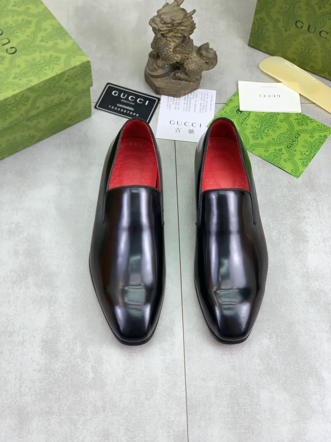 Men's Men's Shoes 💰P542 [New Style] 💰💎💎💎 [Gucci] GUCCI high-end men's formal business leather shoes, original order 1:1! Original imported high-end calfskin, original metal buckle, imported first-layer pigskin lining for feet, original high-end outsole, men's shoe size: 38-44